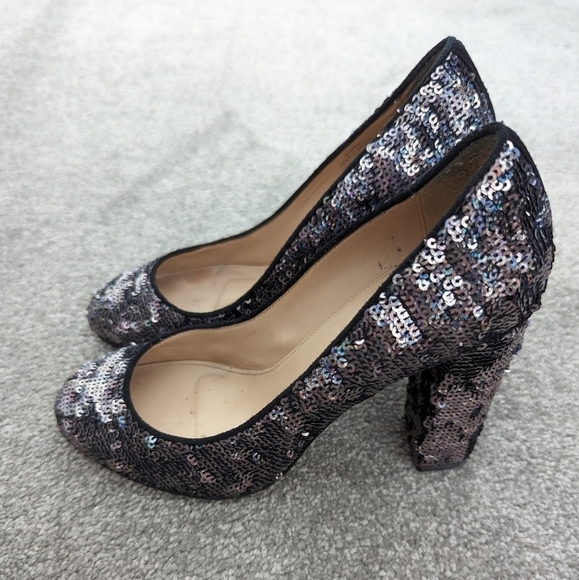J. Crew Etta Sequins Pumps Heels size 6.5 - Picture 3 of 11